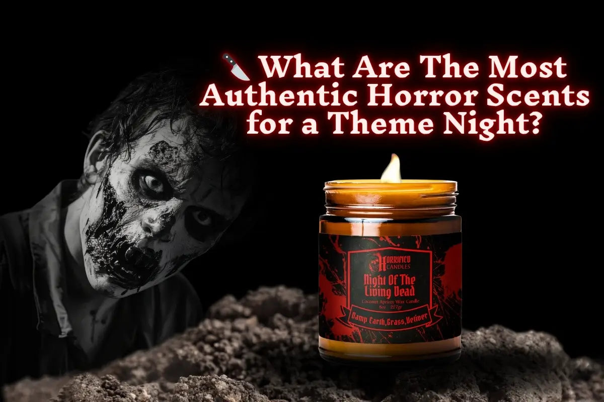 zombie with a candle in dirt